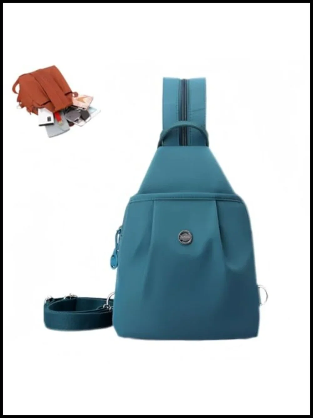 3 in 1 Convertible Backpack Purse, Anti-Theft Travel Tote, Lightweight Sling